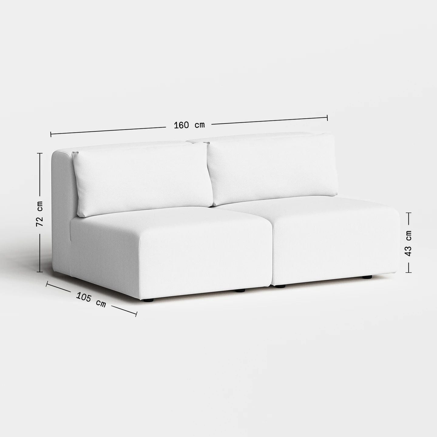 Urban Two Seater Lounge