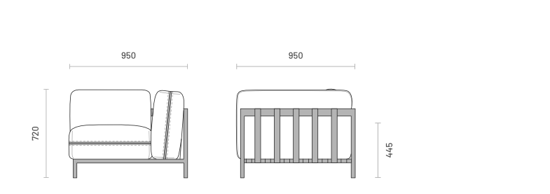 Olivia Corner Chair - vo6