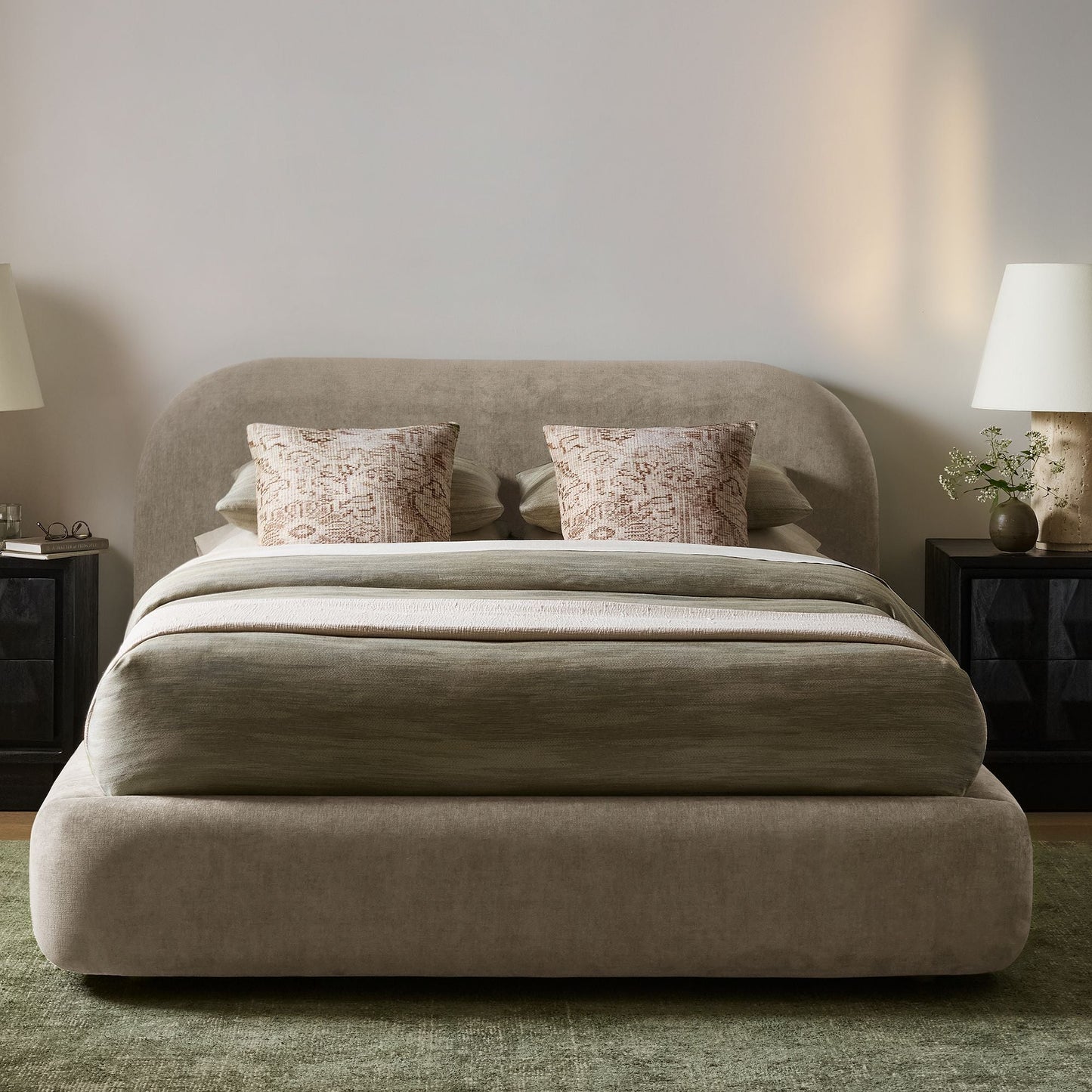Drift King Bed (Olive)
