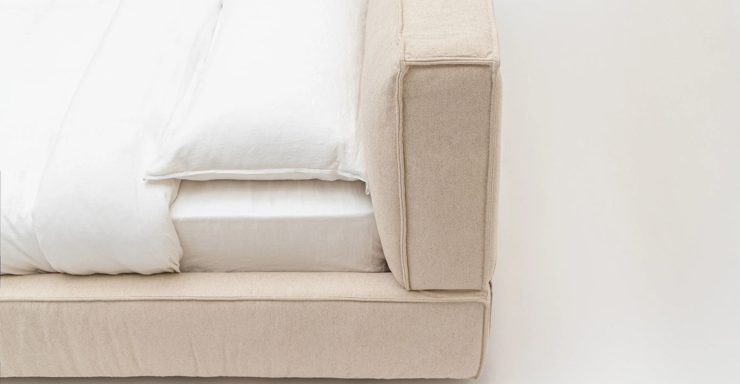 Fold King Bed (Beige)