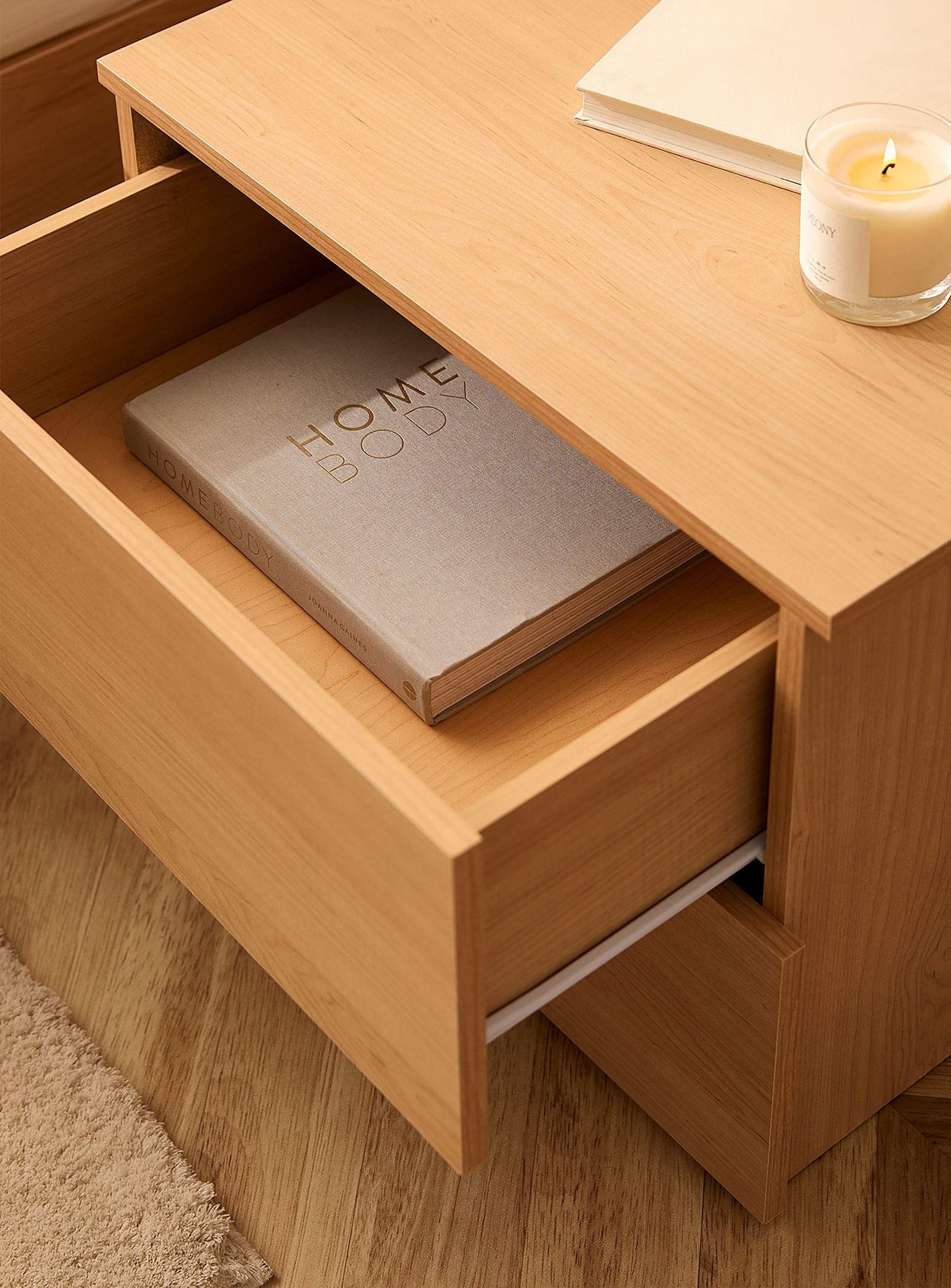 Fold Bedside Table (Natural)