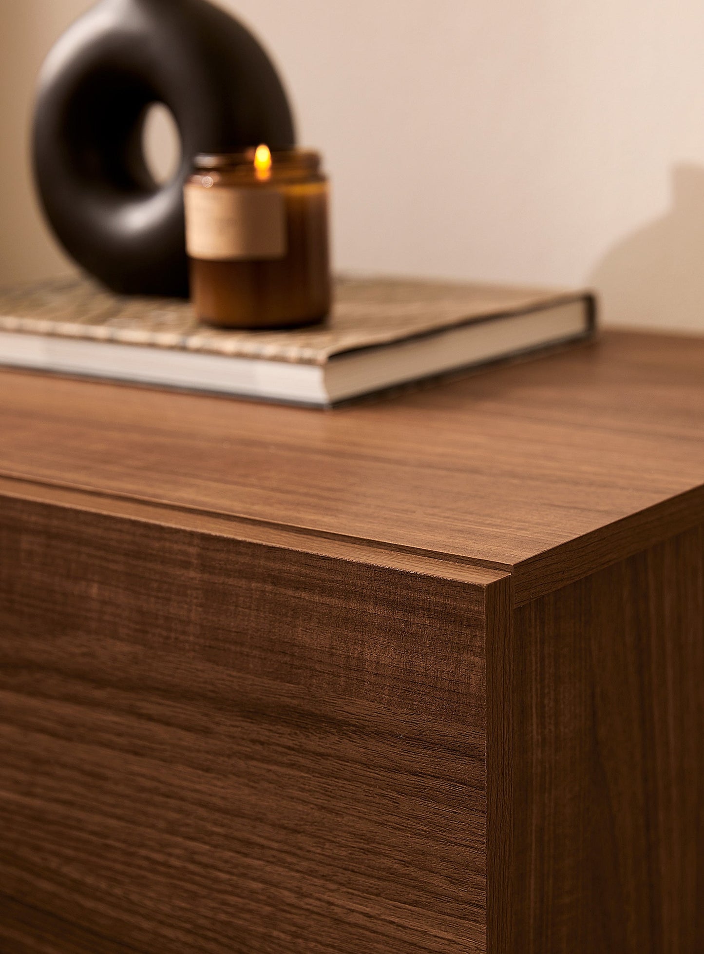 Fold Bedside Table (Brown)