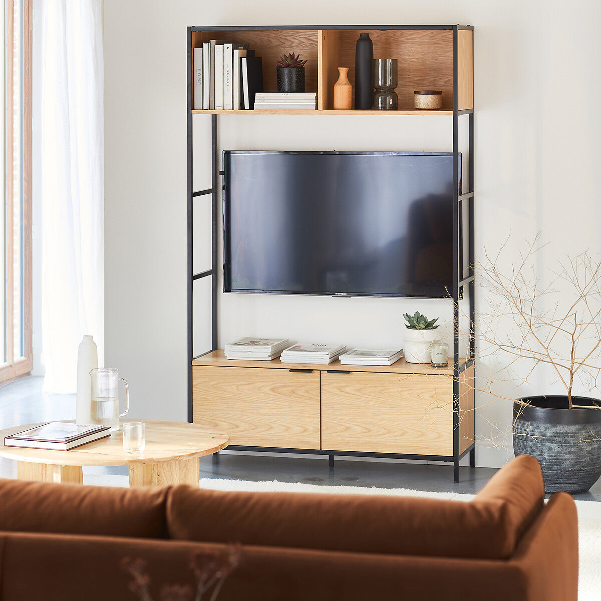 Fold TV Unit Side Board