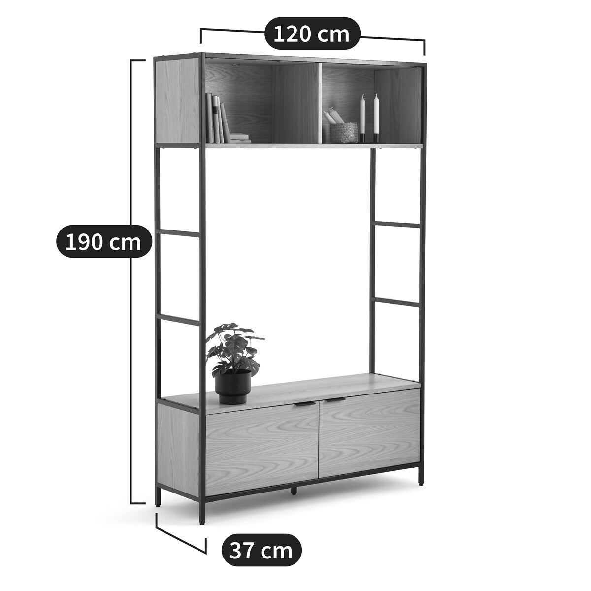 Fold TV Unit Side Board
