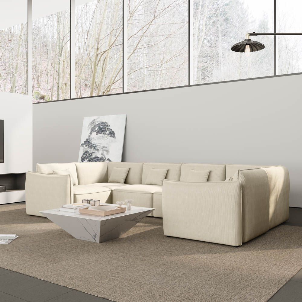 Kanso Six Seater U Shape