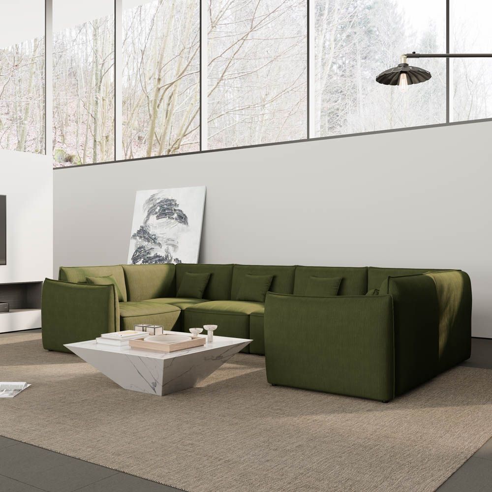 Kanso Six Seater U Shape