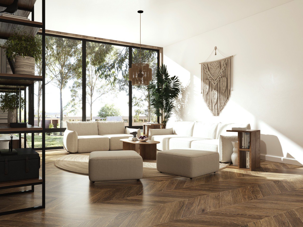 Kanso Oval Coffee Table-KCT1