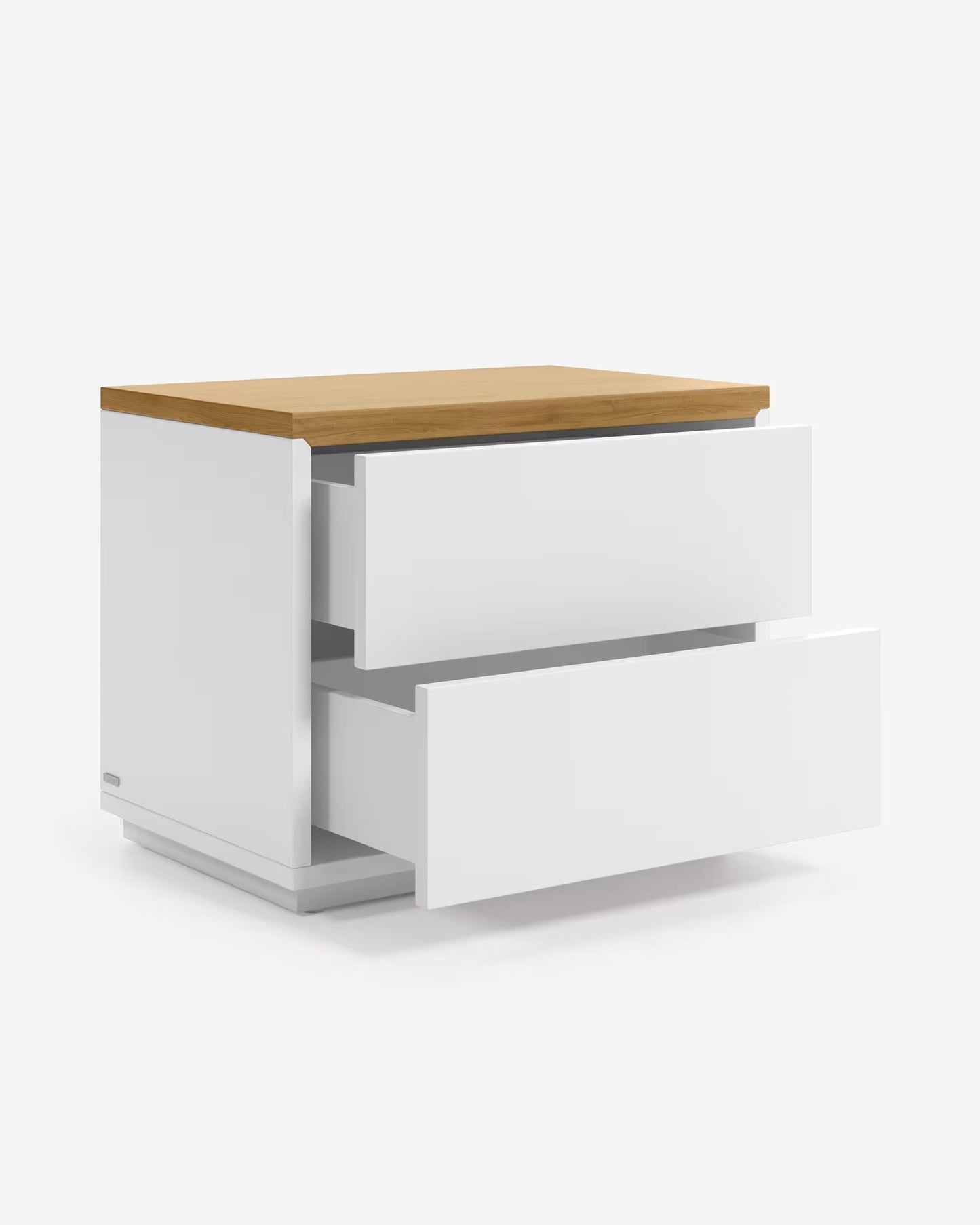 Loom Bedside Table (White)