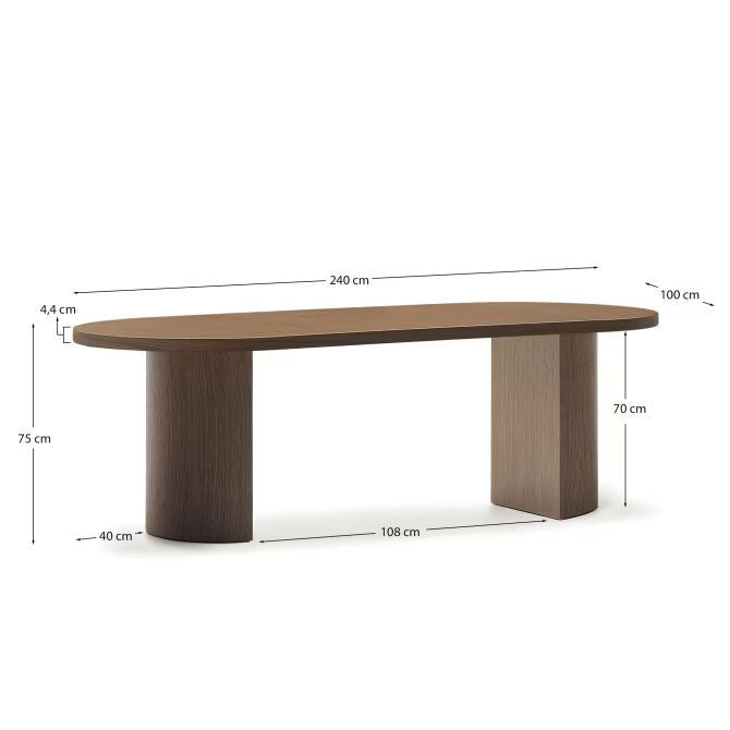 Loom Dinning Table (Brown)
