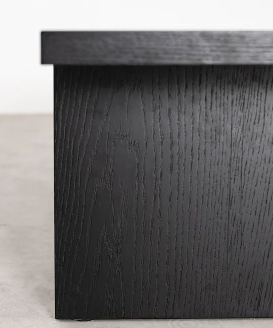 Loom Rectangular Coffee Table (Black)