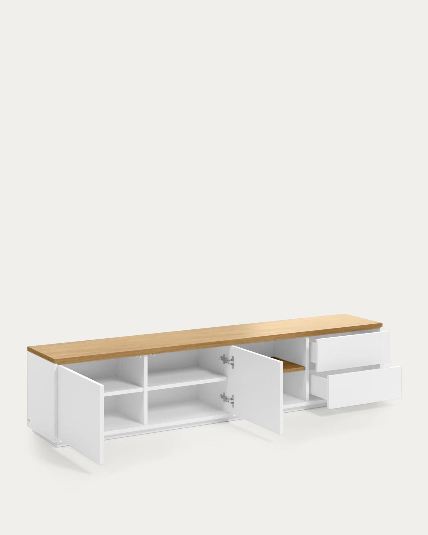 Loom Tv Unit 200 cm x 44 cm (White)