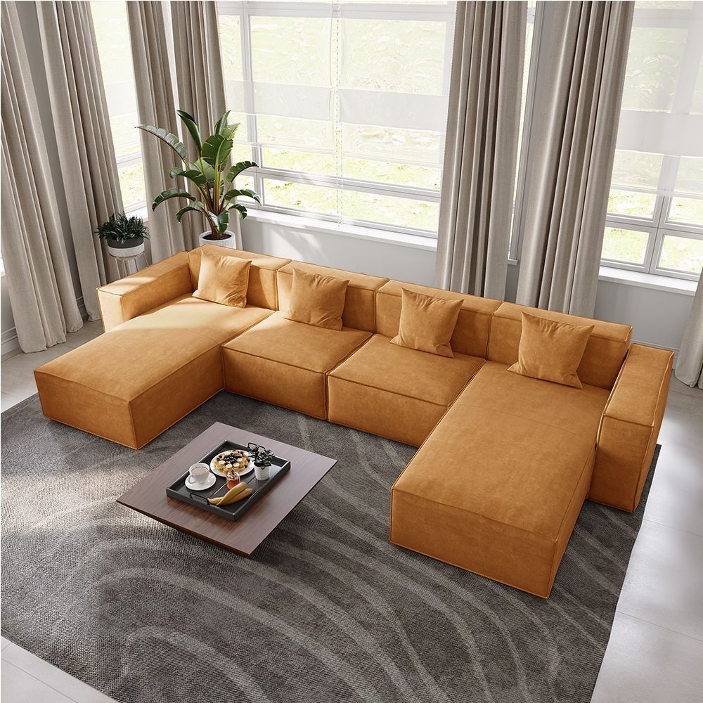 Metro Four Seater Chaise Lounge U Shape