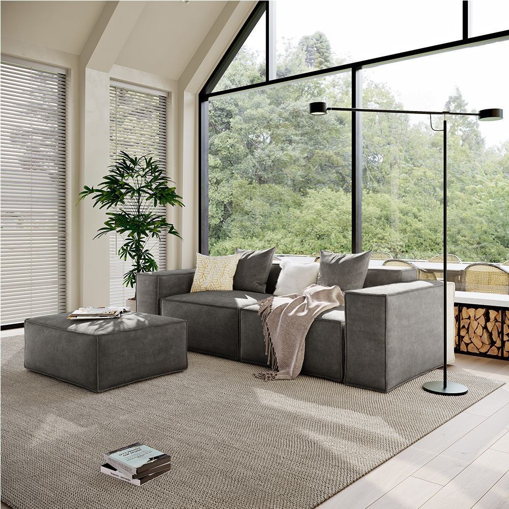 Metro Two Seater with Ottoman