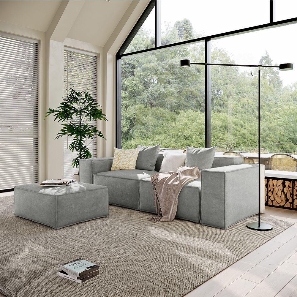 Metro Two Seater with Ottoman