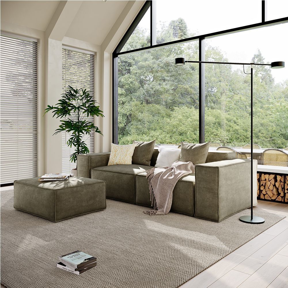 Metro Two Seater with Ottoman