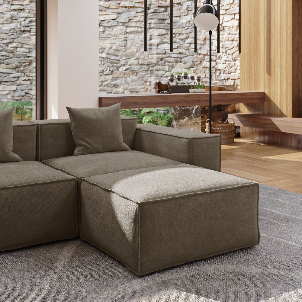 Metro Two Seater with Ottoman