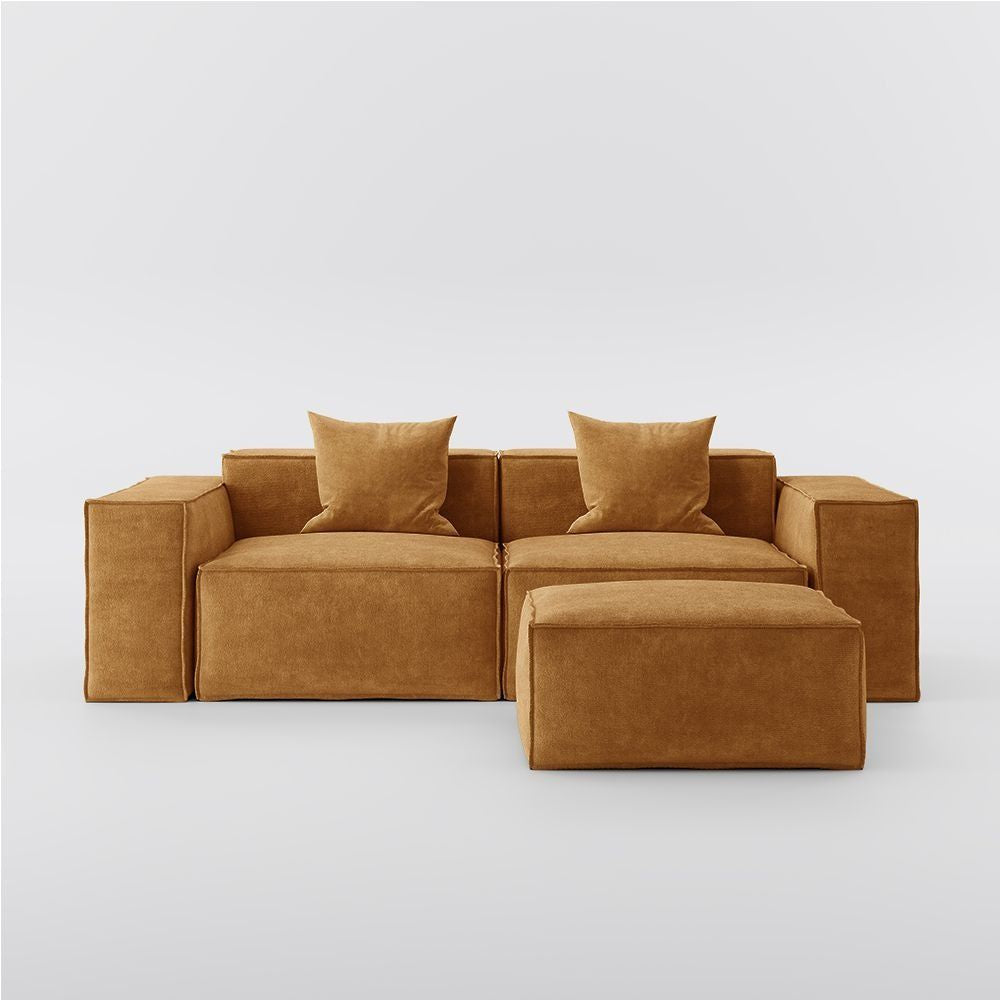 Metro Two Seater with Ottoman