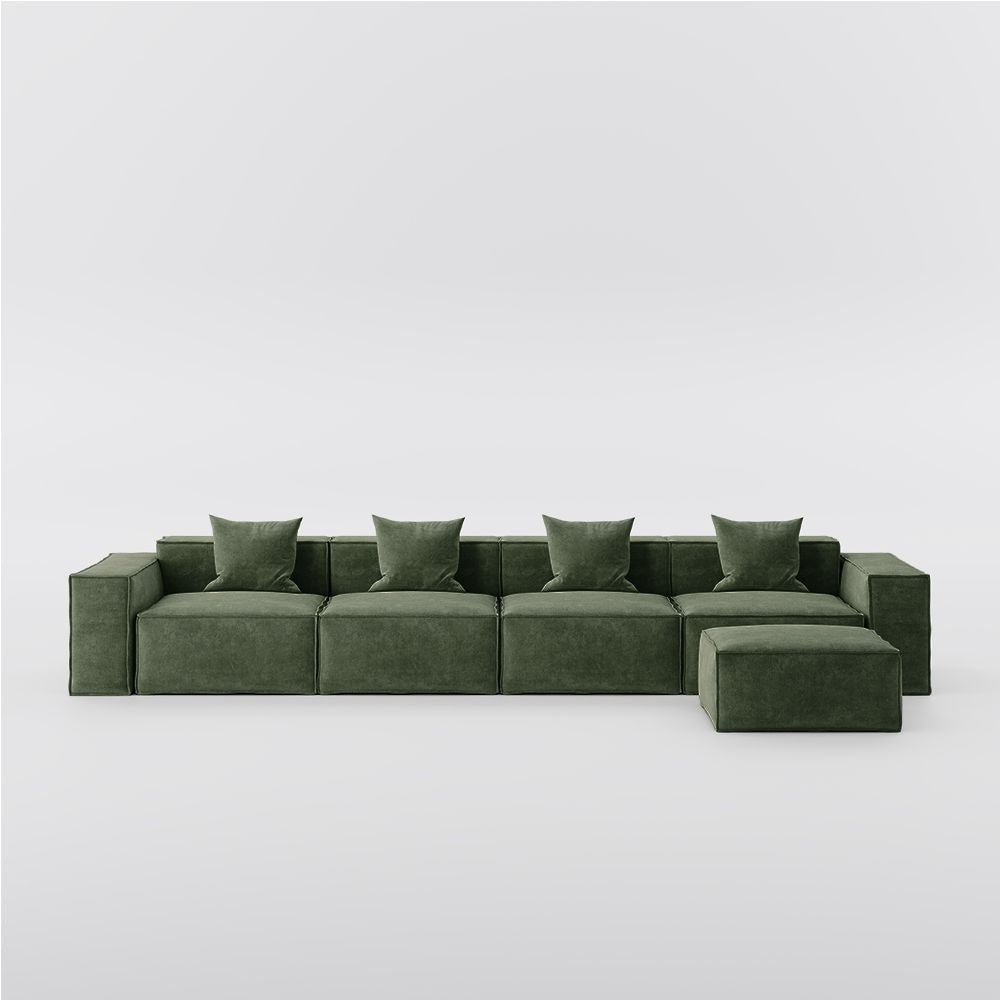 Metro Four Seater with Ottoman