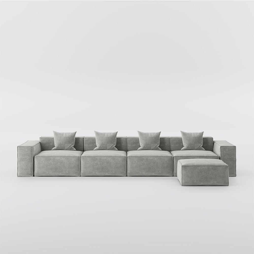 Metro Four Seater with Ottoman