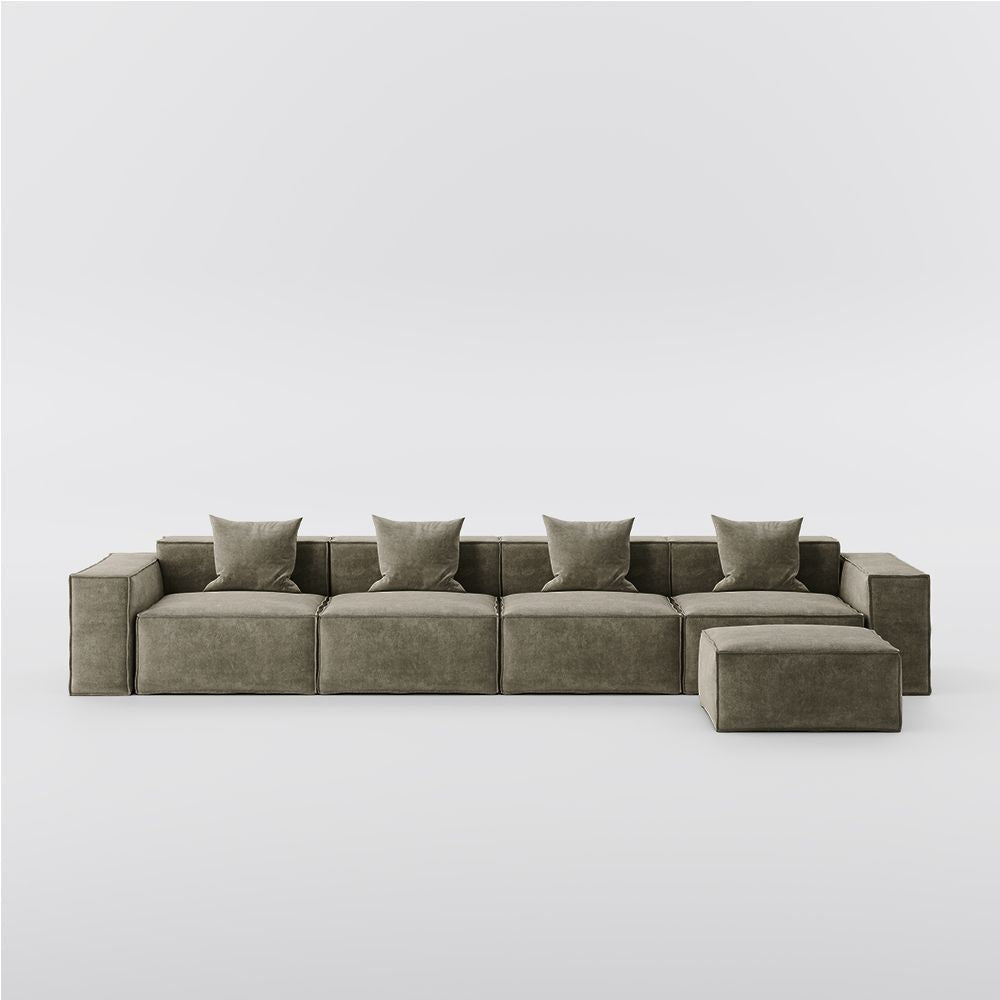 Metro Four Seater with Ottoman