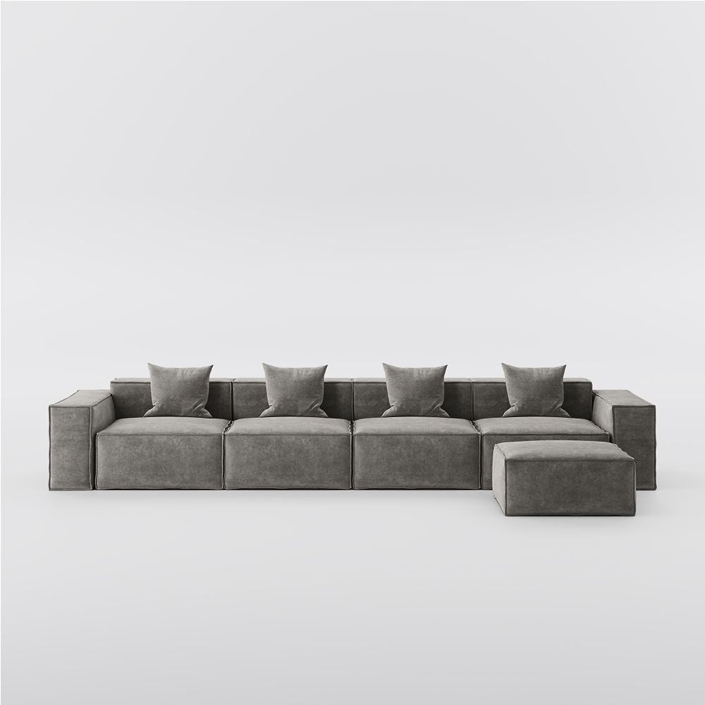 Metro Four Seater with Ottoman