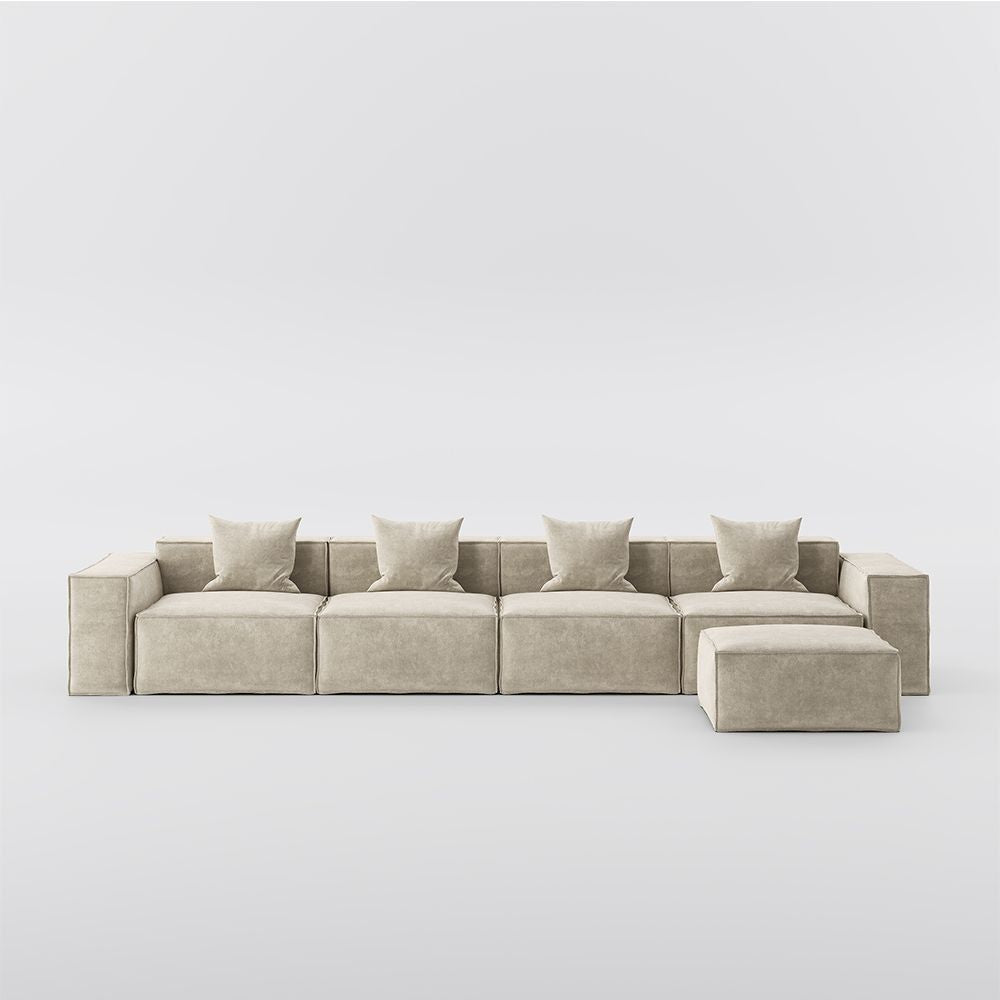 Metro Four Seater with Ottoman