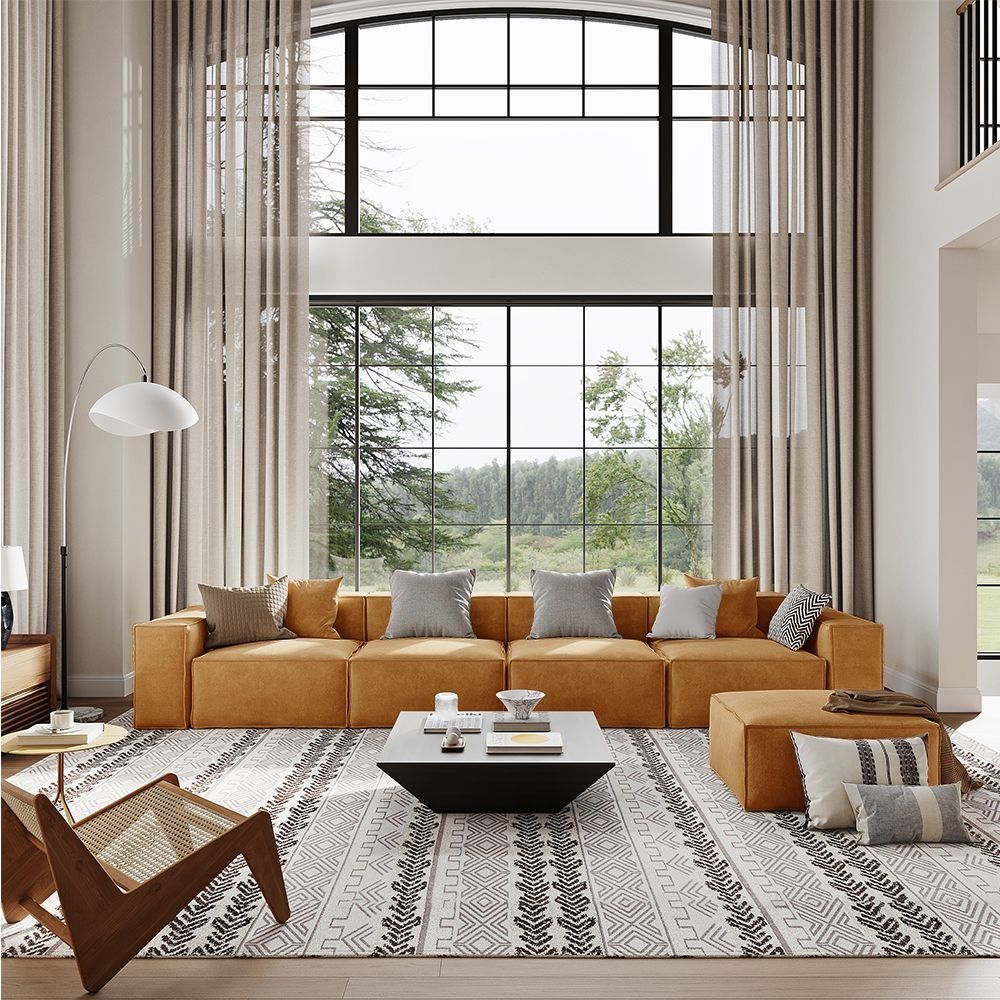 Metro Four Seater with Ottoman