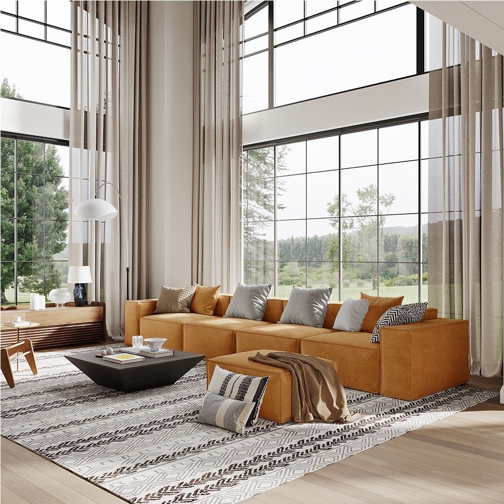 Metro Four Seater with Ottoman