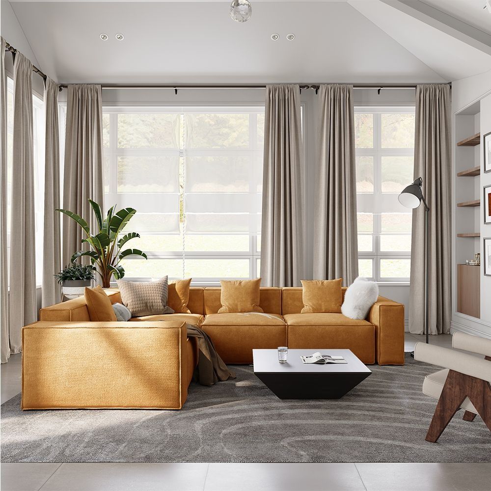 Metro Four Seater L Shape