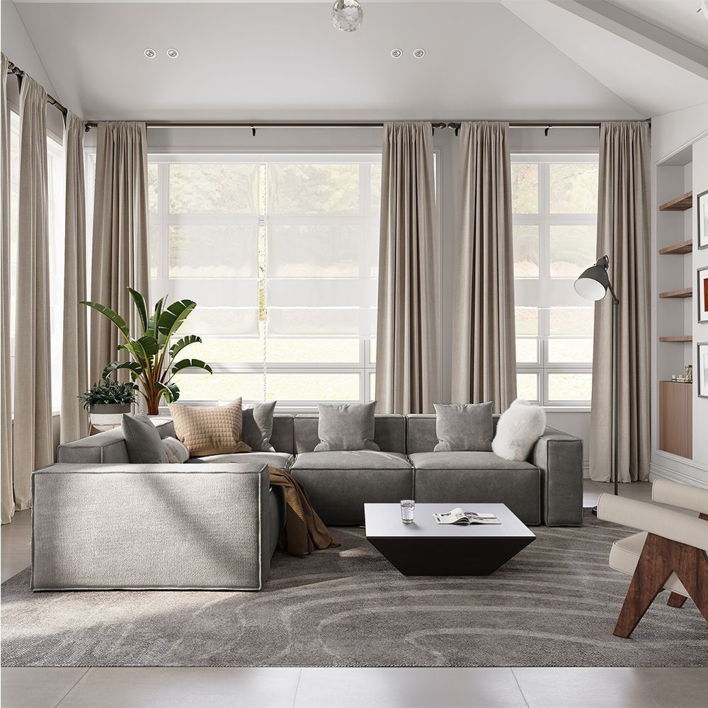Metro Four Seater L Shape