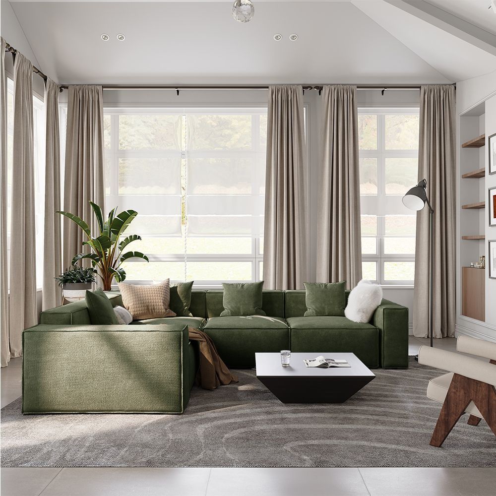 Metro Four Seater L Shape