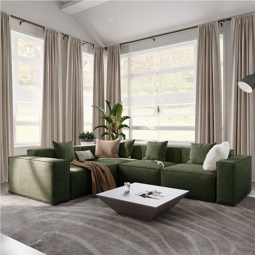 Metro Four Seater L Shape