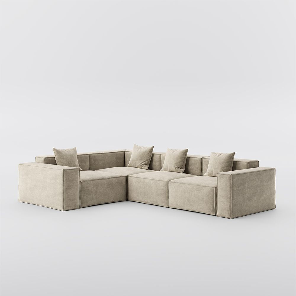 Metro Four Seater L Shape