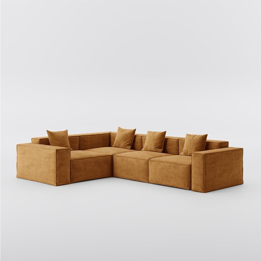 Metro Four Seater L Shape