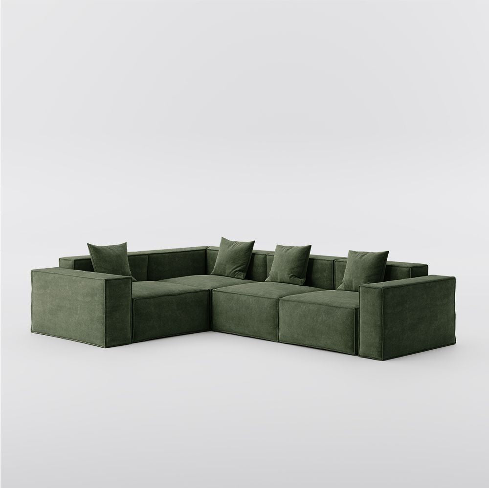 Metro Four Seater L Shape