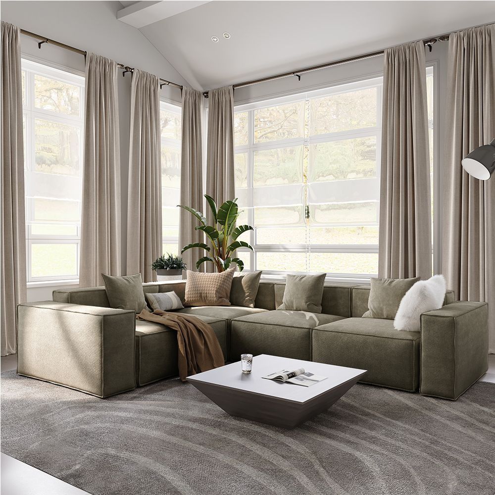 Metro Four Seater L Shape