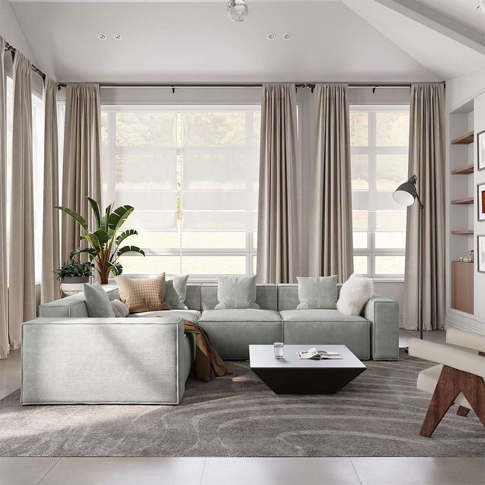 Metro Four Seater L Shape