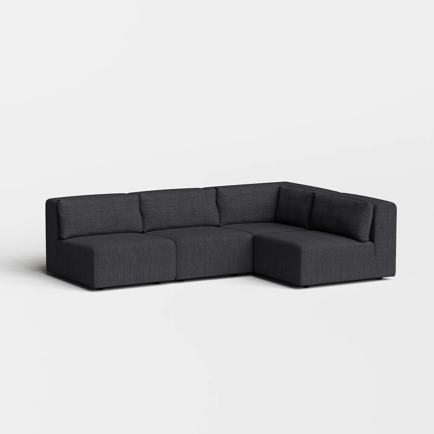 Urban Armless Four Seater L Shape