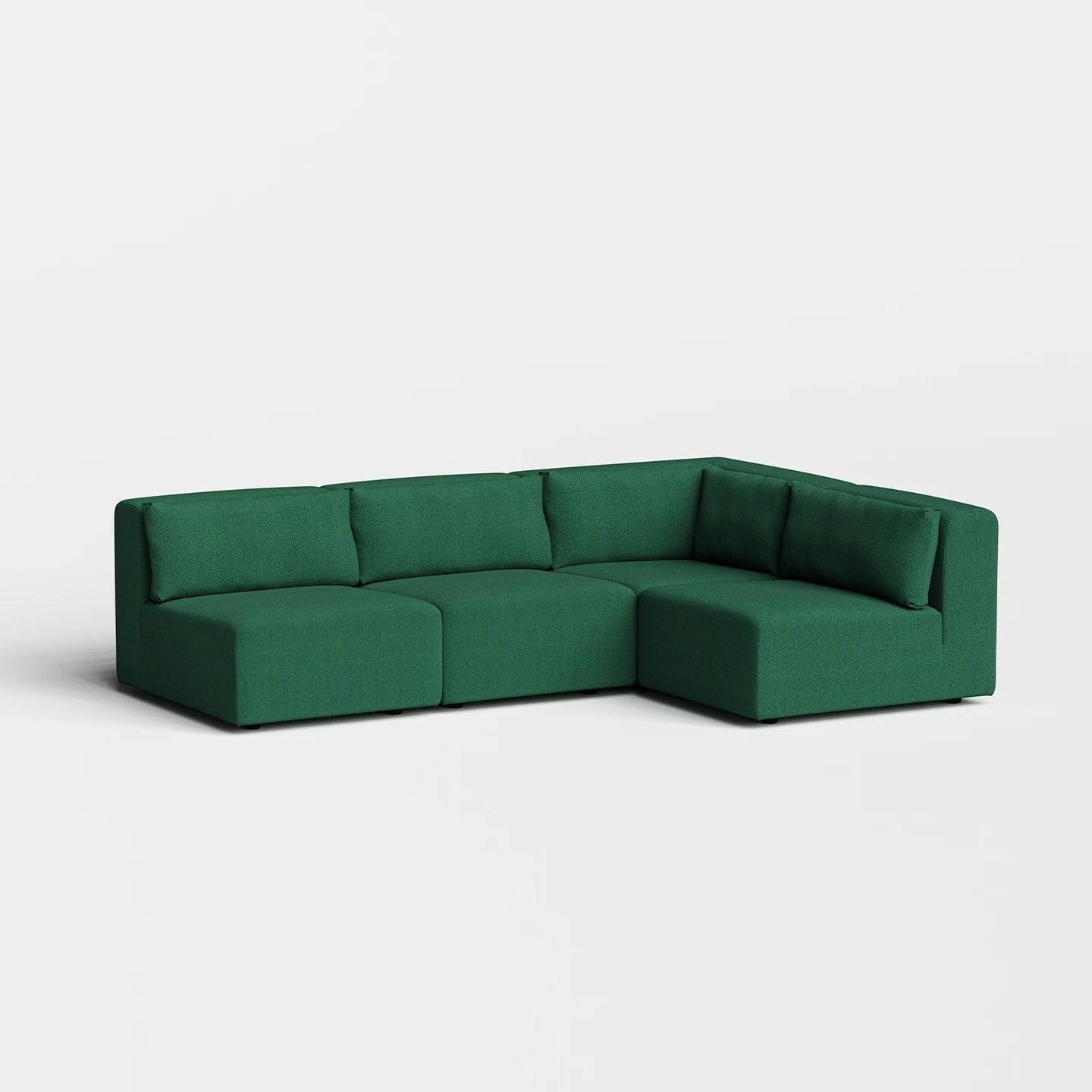 Urban Armless Four Seater L Shape