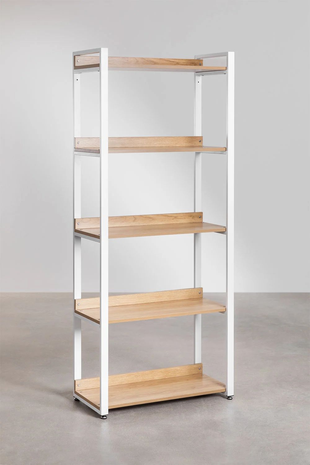 Urban Open Modular Wardrobe 2-Piece with Drawers and Shelving in Steel and Wood-USR10