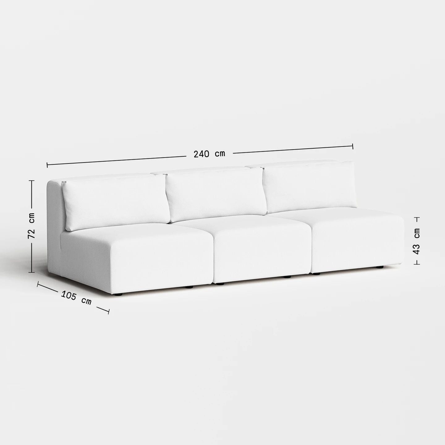 Urban Three Seater Lounge