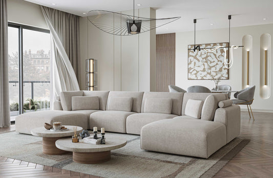 Drift Four Seater with Two Ottomans