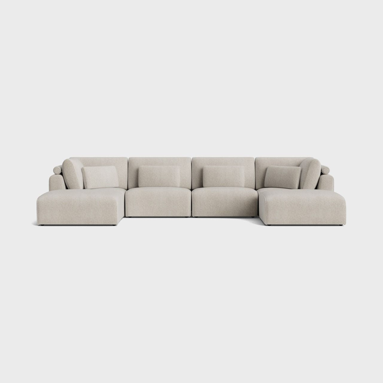 Drift Four Seater with Two Ottomans