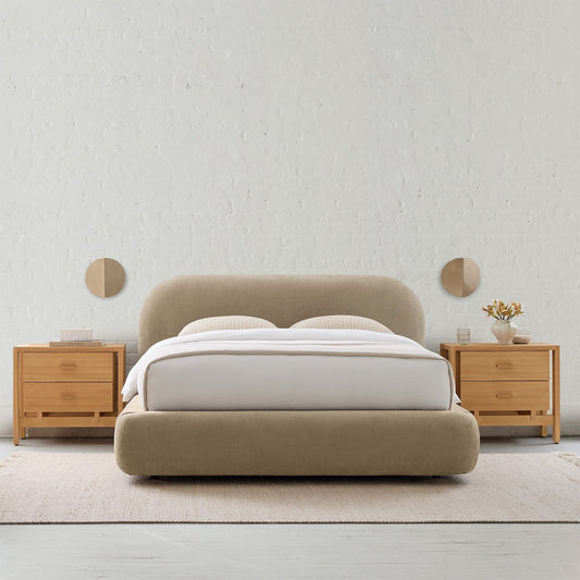 Drift King Bed (Olive)