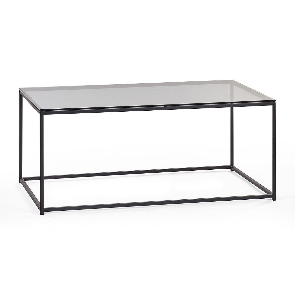 Drift Rectangular Smoked Glass Coffee Table-DCT2