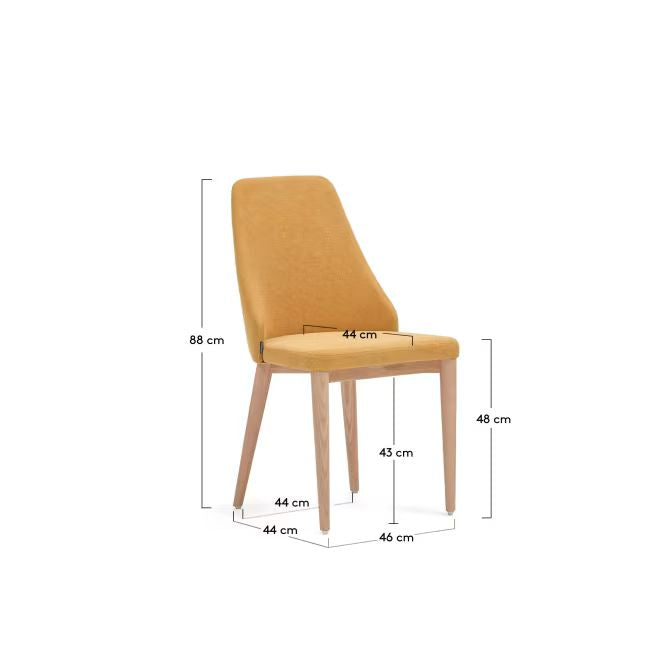 Fold Dinning Chair (Yellow)