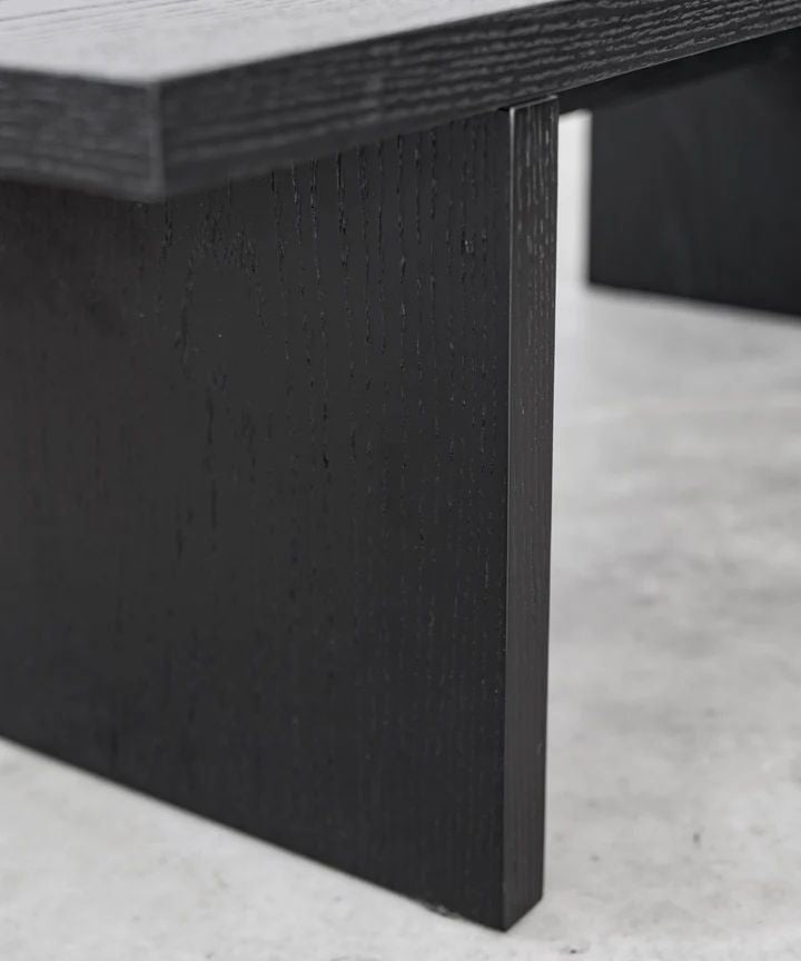 Loom Rectangular Coffee Table (Black)