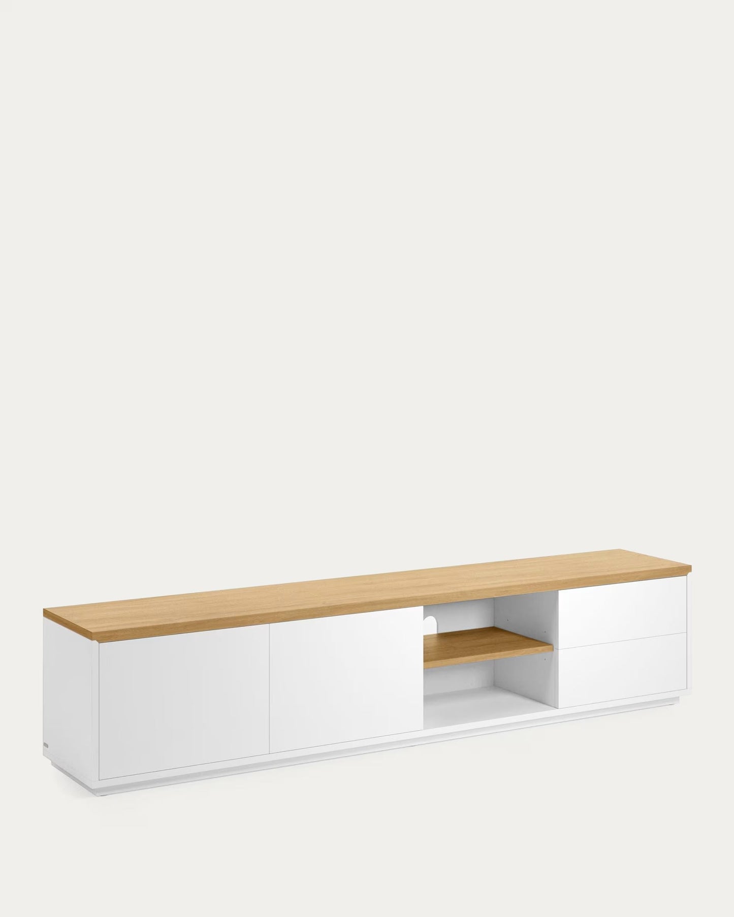 Loom Tv Unit 200 cm x 44 cm (White)