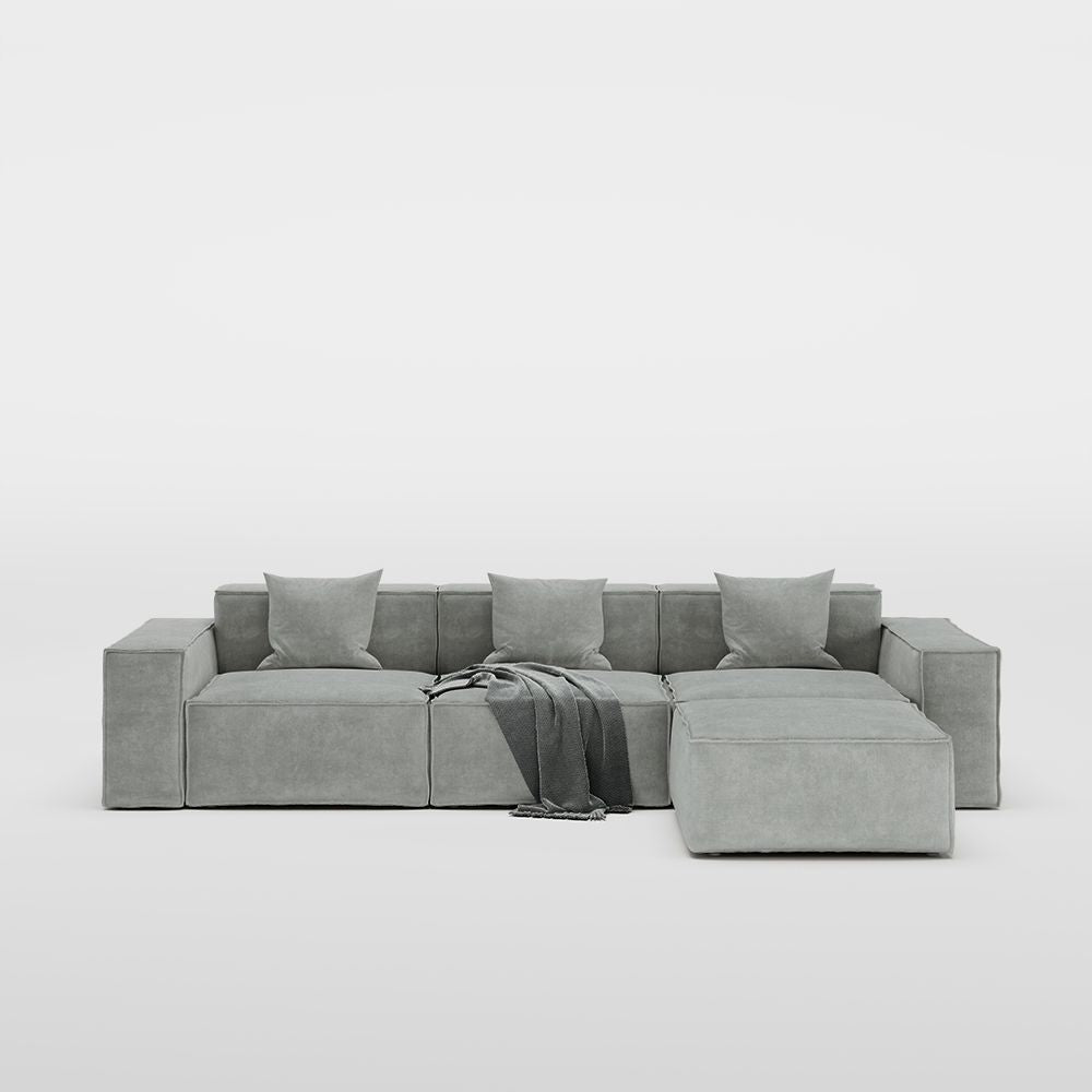 Metro Three Seater with Ottoman