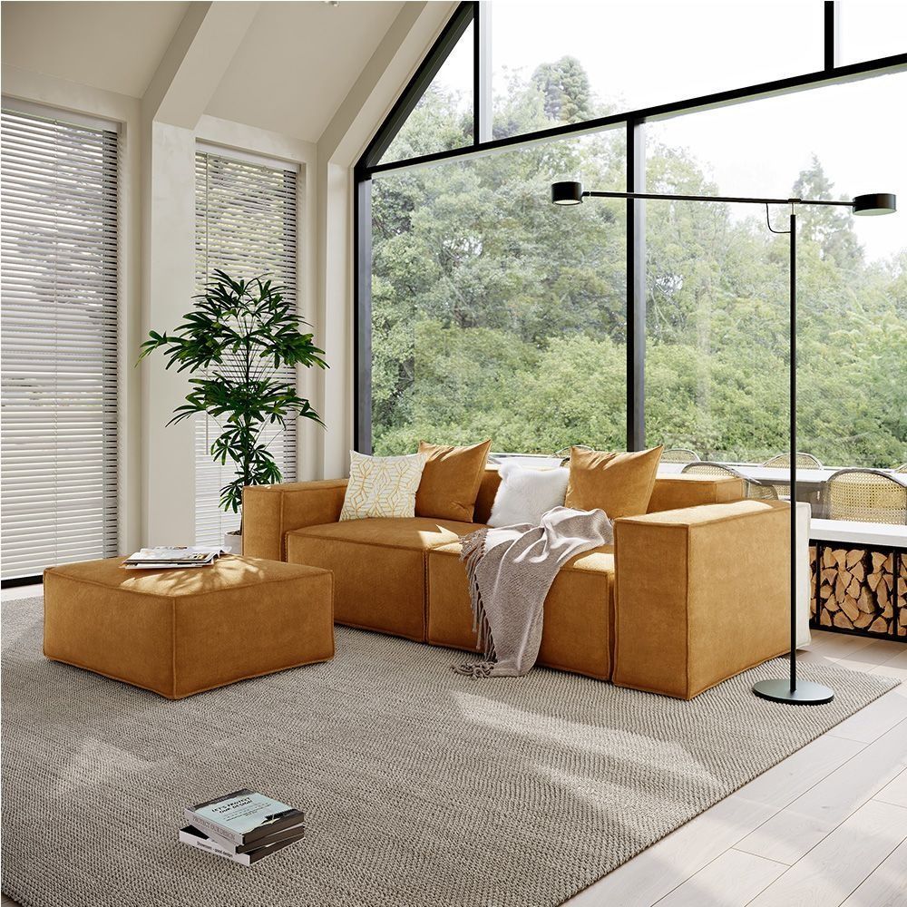 Metro Two Seater with Ottoman